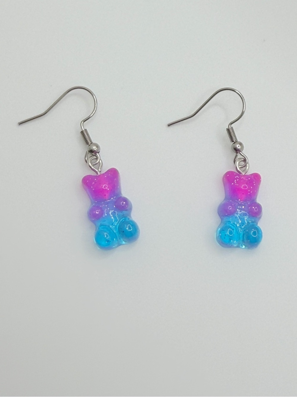 Y2K Gummy Bear Dangle Earrings Handmade Festival Jewelry
